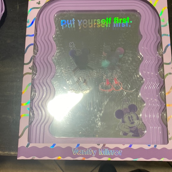 Disney 100 Years Anniversary Vanity Mirror Featuring Mickey and Minnie Mouse - Picture 4 of 10